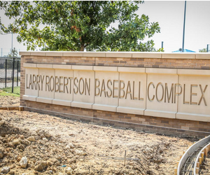 Baseball complex sign