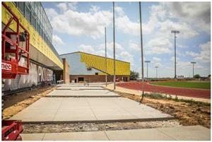 Boswell High School walkway