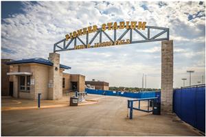 Pioneer Stadium entrance 