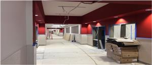 Hallway painted 