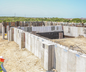 Admin exterior walls