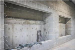Photos show new main football corridor with trophy cases at Boswell High School 